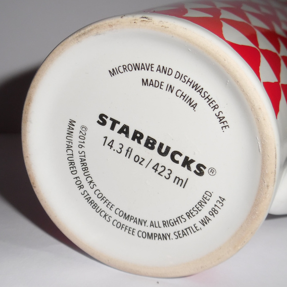 Starbucks Christmas Mug Red Trees 2016 Holiday - Picture 2 of 2